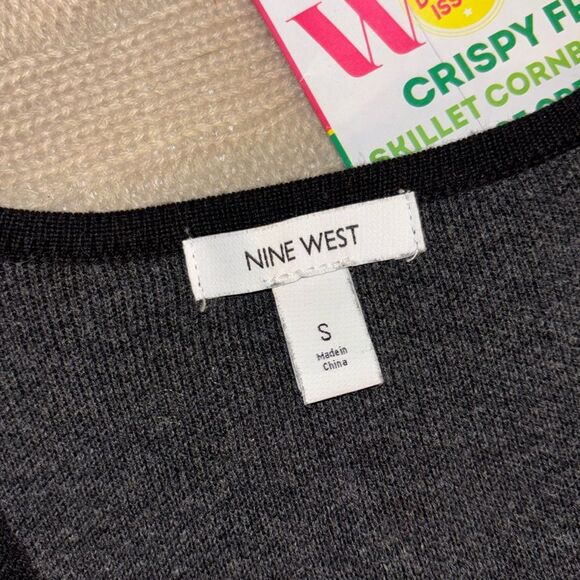 Nine West Cotton-Blend Cardigan - Small - Picture 2 of 5